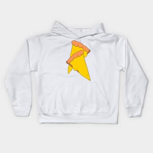 Cheese Pizza Slices Kids Hoodie